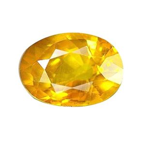 Yellow Sapphire ( Pukhraj Gemstone-पुखराज रत्न ) 7.25 Ratti - with Lab Report