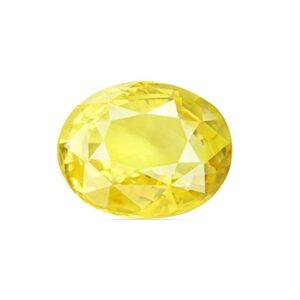 Export Quality Yellow Sapphire ( Pukhraj Gemstone -पुखराज रत्न ) 9.25 Ratti - with Lab Report